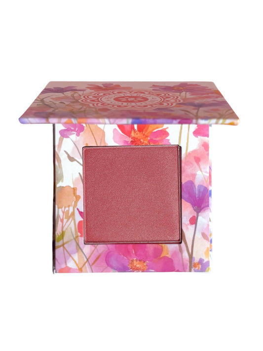 Honeybee Gardens Wildflower Blooming Blush, Vegan Pressed Powder, Natural Botanical Formula, 0.14oz (Poppy)